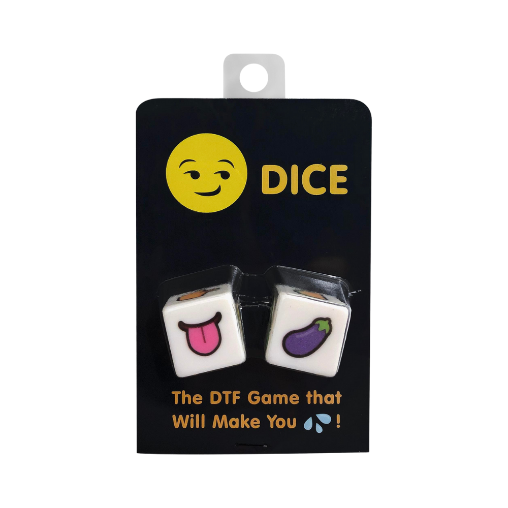 Juego de dados DTF - juego de mesa - juego erotico - dados sexuales - sexo oral - dados - placer en pareja - juego para parejas - actividades sexuales - partes del cuerpo - sexo - sexshop - dominame 