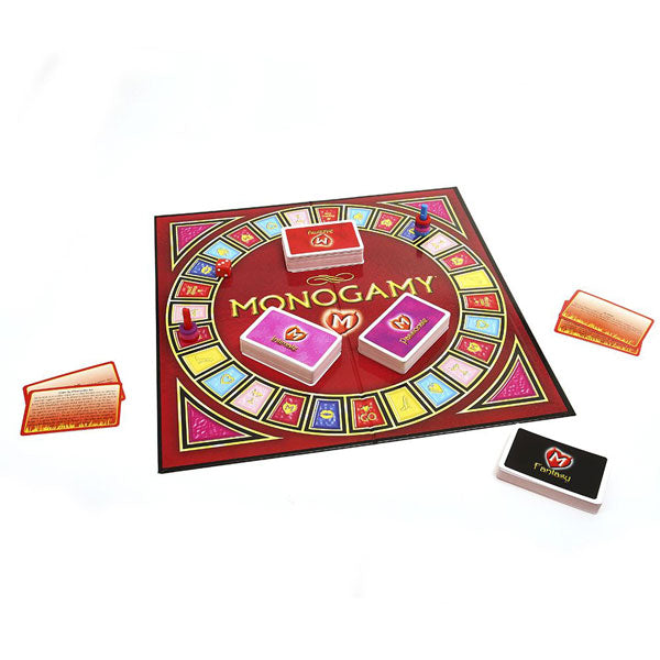 Juego de mesa monogamia - una aventura apasionada con tu pareja - tablero de desafios eroticos - juego de msa sexual - juego de mesa de parejas - sexshop -sexi shop - envios discretos