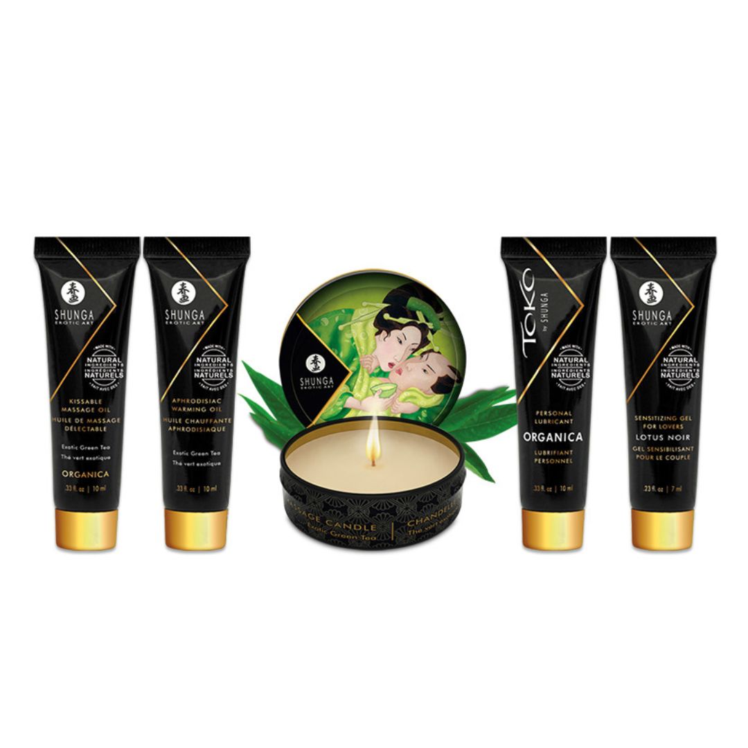 Kit Secretos de Geisha Orgánico Shunga - Productos de bienestar sexual Dominame.cl