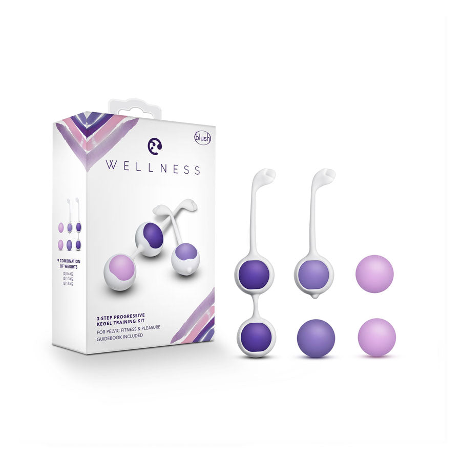 Kit de Entrenamiento de Kegel Wellness - bolas kegel - ejercicios pelvicos - bolas chinas - bolas con peso - sexshop - bienestar sexual