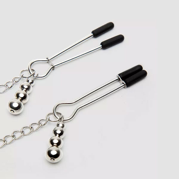 Kit pinzas y collar de saten - 50 sombras de grey - juguetes eroticos - bdsm - bondage - kit de juguetes - juguetes sexuales - sexshop chile