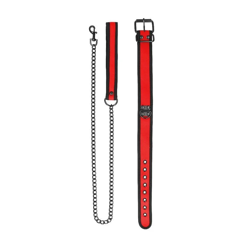 Kit puppy play ouch! - Rojo - bdsm - bondage - Sexshop Dominame.cl - OU714REDL