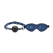 Kit de bondage Denim de Ouch - esposas - tobilleras - latigo - bondage - kynk - Sexshop Dominame.cl - OU506USABLU