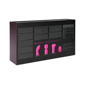 Kit vibrante 5 placeres de Ouch - masajeador - succionador - punto g- Sexshop Dominame.cl - SWI015PNK