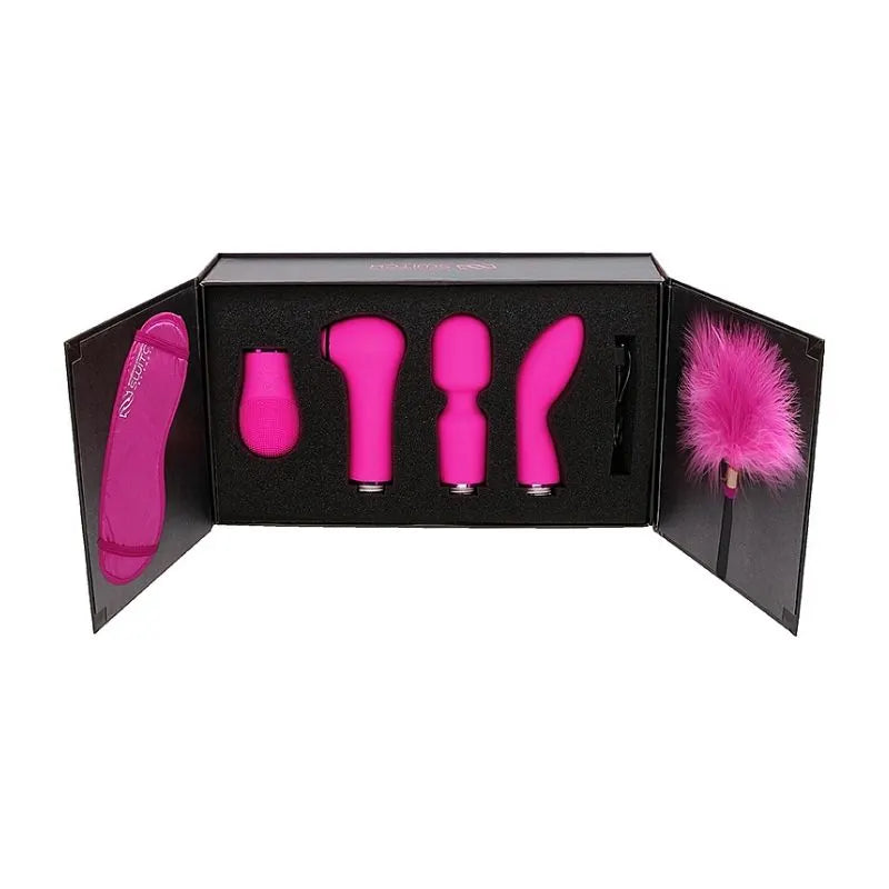 Kit vibrante 5 placeres de Ouch - masajeador - succionador - punto g- Sexshop Dominame.cl - SWI015PNK