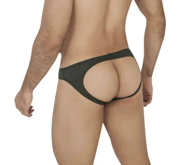 Kroma Jockstrap - Verde Oliva - Lenceria masculina - ropa interior hombre - calzoncillo - suspensorio