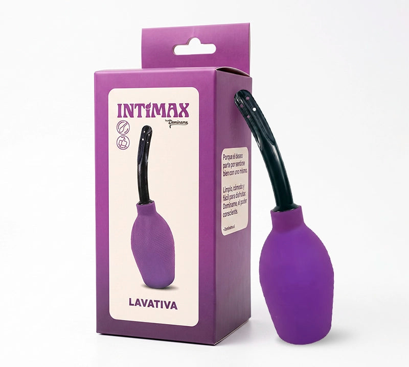 enema - pera de limpieza anal - enema de silicona - boquilla semi flexible - facil de usar - sexo anal - higiene anal - limpieza previa - sexshop dominame - dominame 