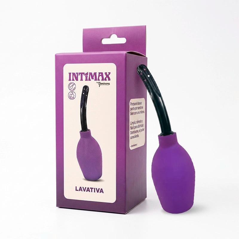 enema - pera de limpieza anal - enema de silicona - boquilla semi flexible - facil de usar - sexo anal - higiene anal - limpieza previa - sexshop dominame - dominame 