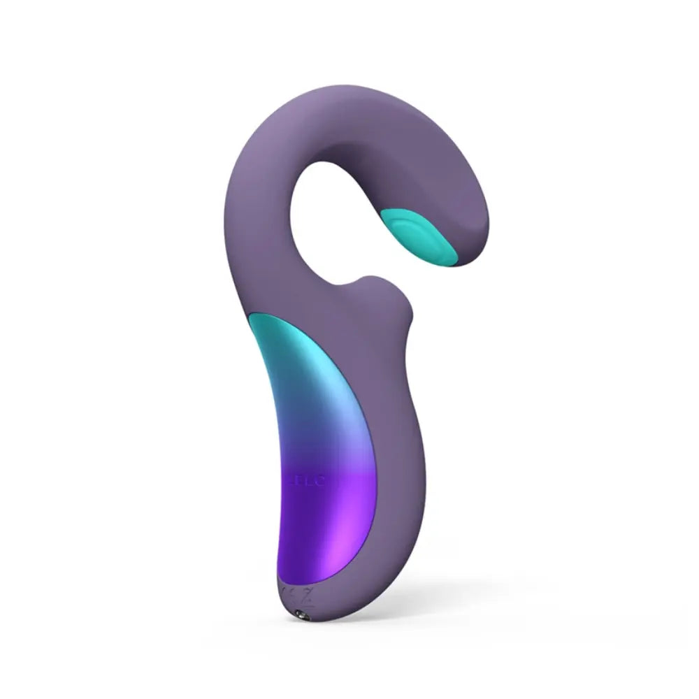 LELO - enigma double sonic - estimulación vaginal - succionador de clitoris - vibrador de punto g - ondas sonicas - estimulacion de punto A -  silicona médica - morado - celeste - juguete de alta gama - sexshop dominame
