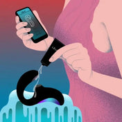 LELO - enigma double sonic - estimulación vaginal - succionador de clitoris - vibrador de punto g - ondas sonicas - estimulacion de punto A -  silicona médica - implemento médico - mejora síntomas de menopausia - mejora la lubricación natural - salud sexual - placer y cuidado - a prueba de agua - recargable - morado - celeste - juguete de alta gama - sexshop dominame