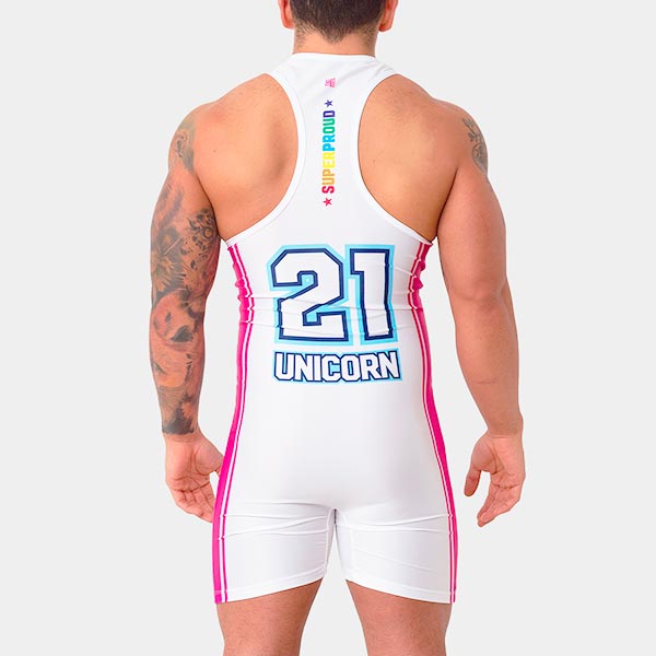 LUCHADOR UNICORNIO - traje de luchador - bodie de cuerpo completo masculino - body hombre