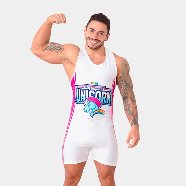 LUCHADOR UNICORNIO - traje de luchador - bodie de cuerpo completo masculino - body hombre