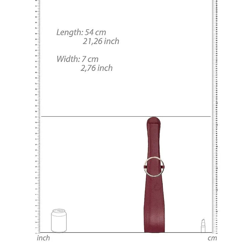Latigo tipo Cinturon Halo - Burgundy de Ouch! - Belt Flogger - Bondage - Sexshop Dominame.cl - OU591BUR 