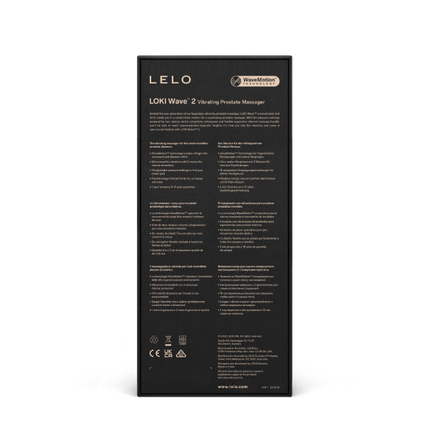 Loki wave 2 - LELO - estimulador dual sonico de prostata y perineo - estimulador prostatico - plug anal - Sex shop Dominame.cl