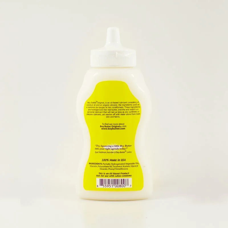Lubricante a Base de Aceite de coco  - Original 266 ml - Lubricantes marca Boy Butter -  Lubricante anal - Sexshop