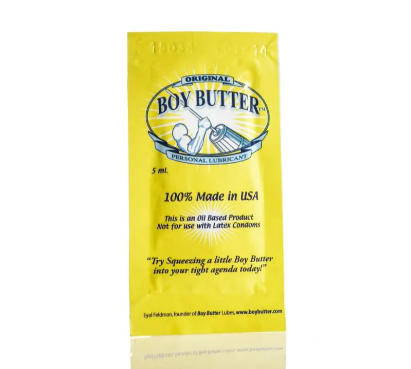 Lubricante a Base de Aceite de coco  - Original 5 ml - Lubricantes marca Boy Butter -  Lubricante anal - Sexshop