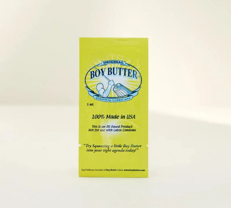 Lubricante a Base de Aceite de coco  - Original 5 ml - Lubricantes marca Boy Butter -  Lubricante anal - Sexshop