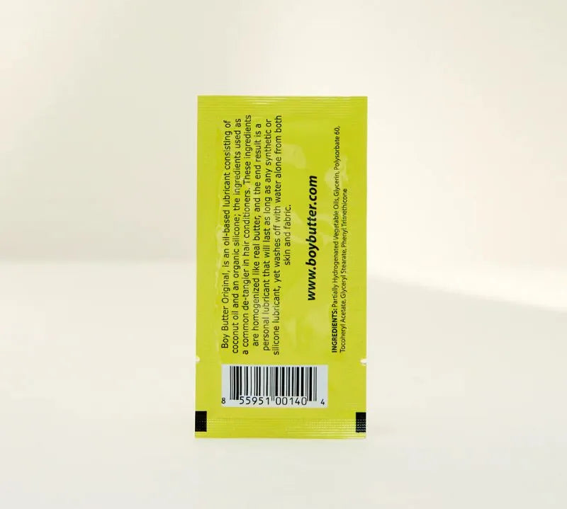Lubricante a Base de Aceite de coco  - Original 5 ml - Lubricantes marca Boy Butter -  Lubricante anal - Sexshop