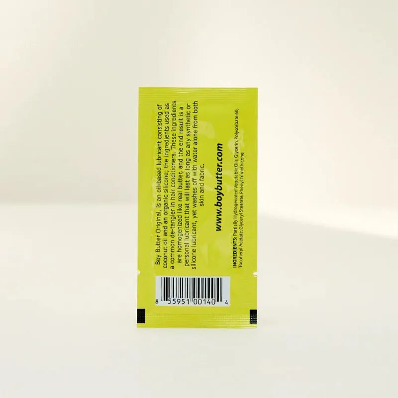Lubricante a Base de Aceite de coco  - Original 5 ml - Lubricantes marca Boy Butter -  Lubricante anal - Sexshop