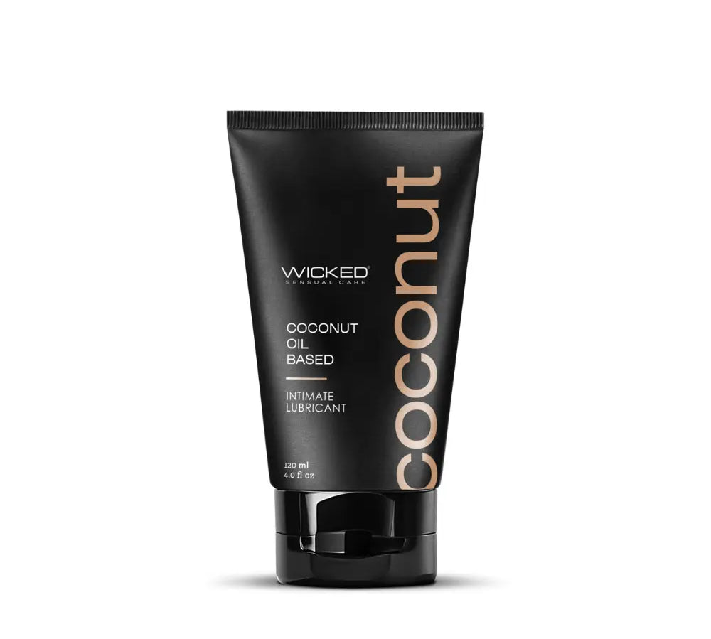 lubricante a base de coco - aceite de coco - lubricante intmido - lubricante anal - lubricante vaginal - placer intimo - textura crema espesa - wicked - marca natural - sexshop dominame - santiago - chile