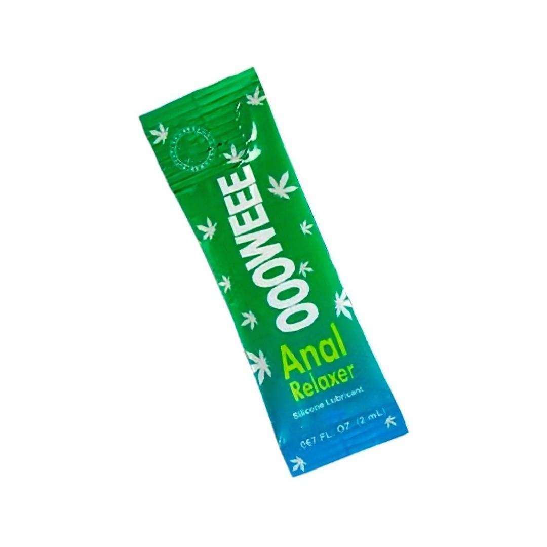 Lubricante de Silicona con Relajante Anal OOOWEEE 2 ML.  Dominame