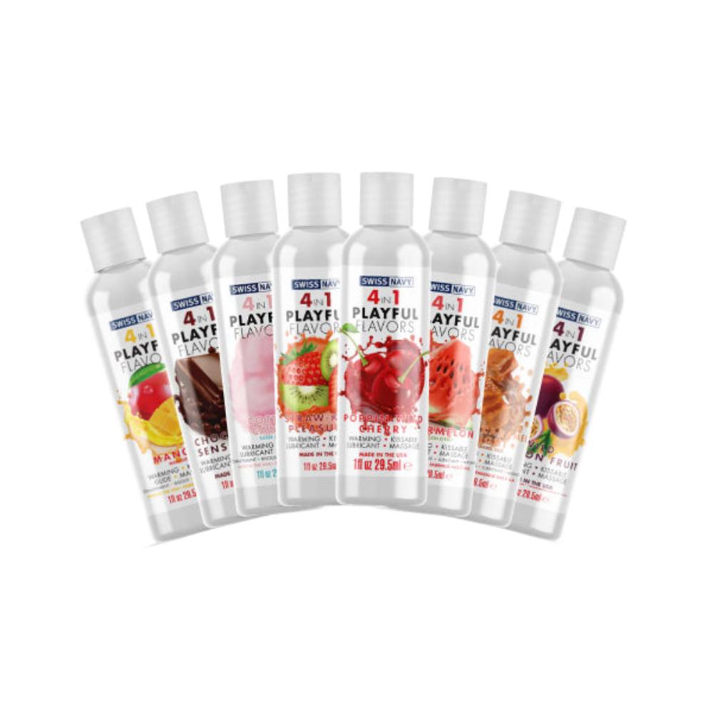 Lubricante intimo calido con sabores juguetones 4 en 1 - lubricante con sabor - lubricante intimo - lubricante comestible - sexo oral - sexshop chile - envios discretos