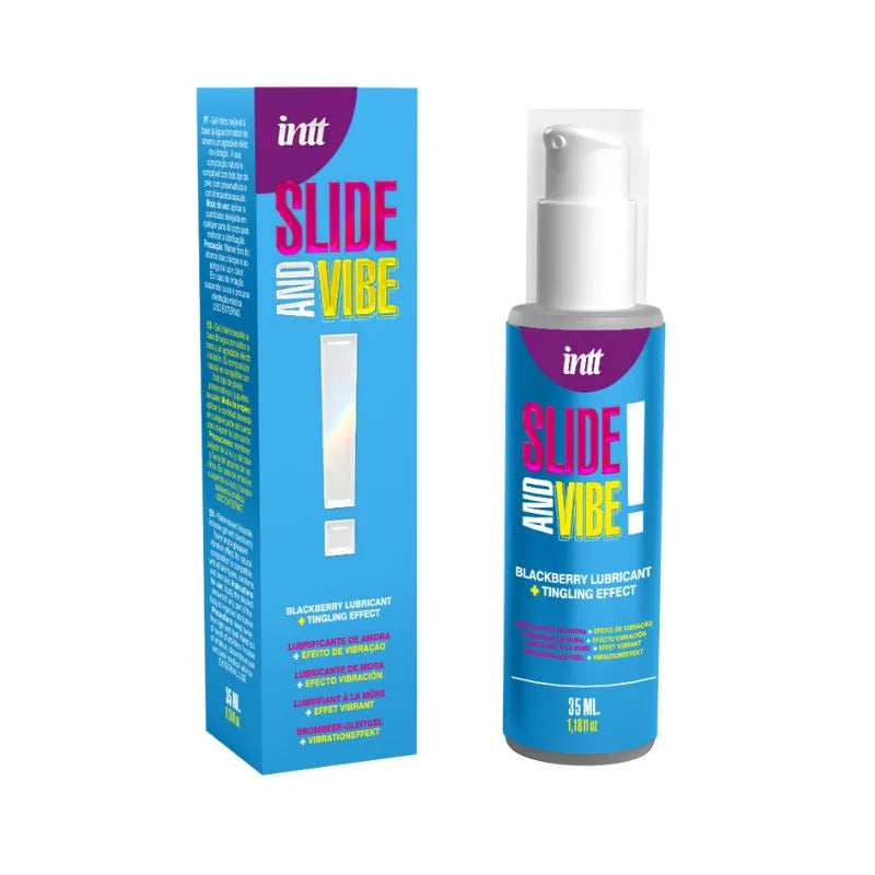 Lubricante - Efecto Vibrante - sabor Mora - intt - inttcosmetics - cosmetica erotica - sexshop - dominame - WB0008