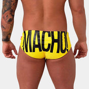MACHO! - AMARILLO - bañador masculino - traje de baño - sunga de baño 