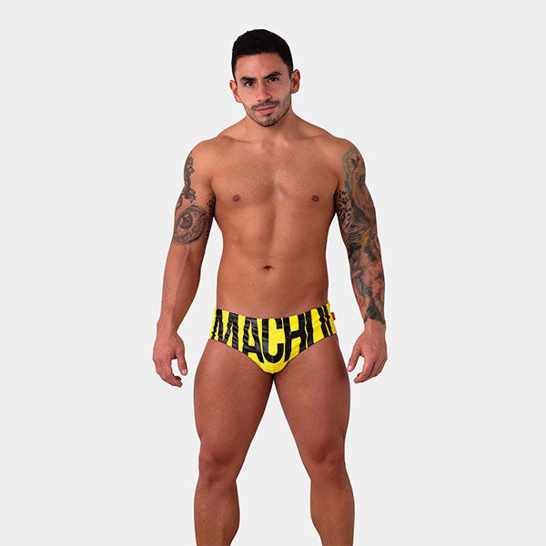 MACHO! - AMARILLO - bañador masculino - traje de baño - sunga de baño 