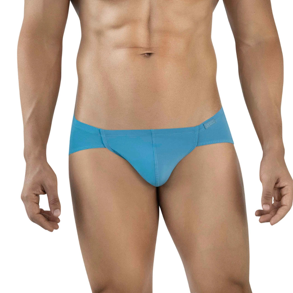lenceria masculina - clever - azul - celeste - corte anatomico - prenda ajustada - spandex - copa anatomica - lycra - sin pretina - dominame - sexshop dominame 