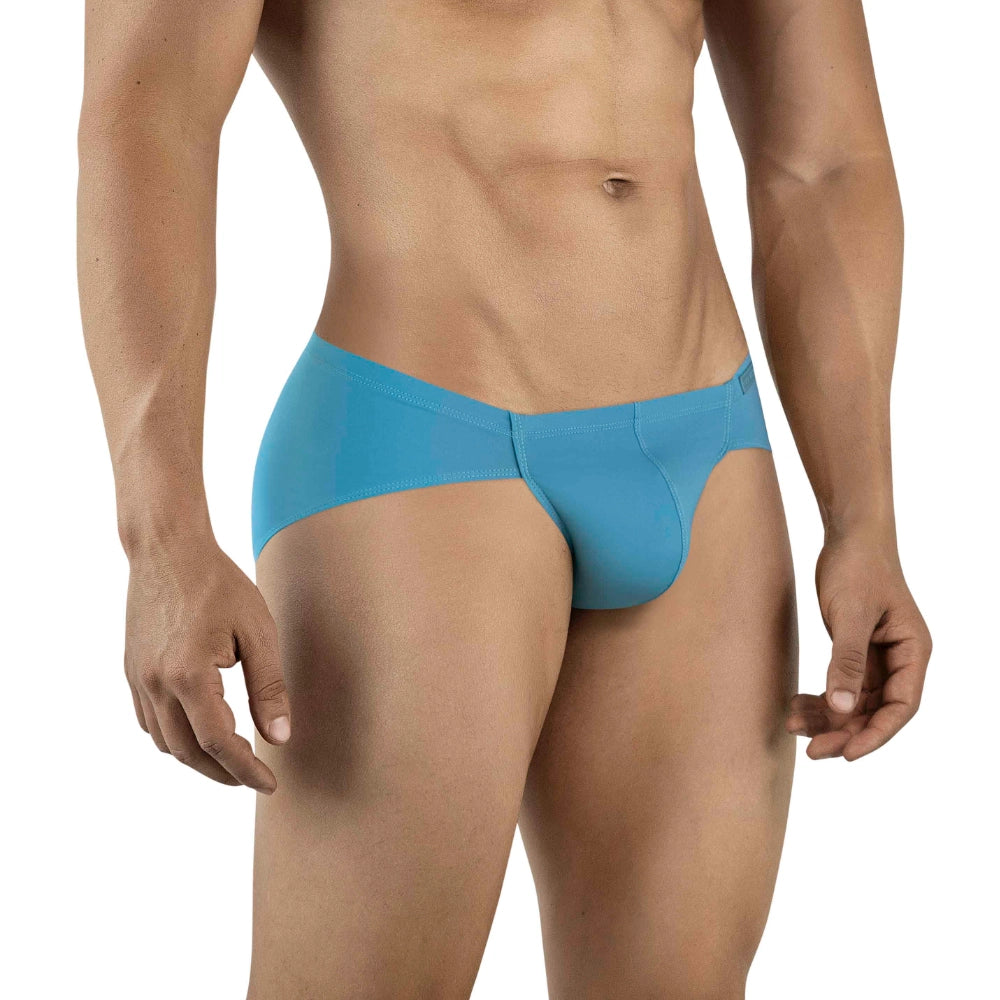lenceria masculina - clever - azul - celeste - corte anatomico - prenda ajustada - spandex - copa anatomica - lycra - sin pretina - dominame - sexshop dominame 