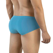 lenceria masculina - clever - azul - celeste - corte anatomico - prenda ajustada - spandex - copa anatomica - lycra - sin pretina - dominame - sexshop dominame 