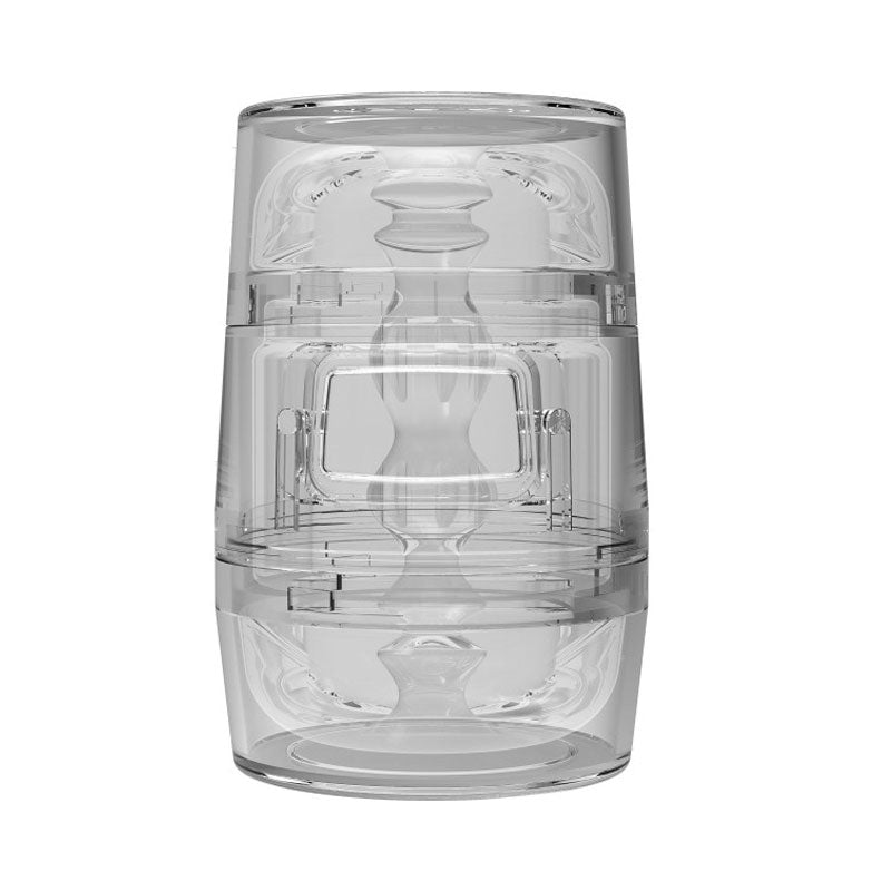 Masturbador Clear POP OFF Main Squeeze - masturbador masculino - masturbador texturizado - masturbador de pene - juguetes para pene - juguetes sexuales de hombre - sex shop santiago - envios discretos
