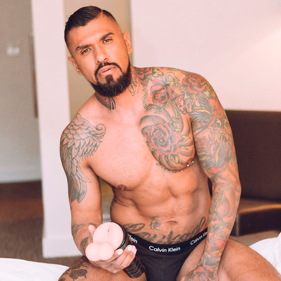 Masturbador Fleshsack con Testiculos - masturbador masculino - juguetes sexuales - masturbador realista - ano masturbador -  sexshop - envios discretos