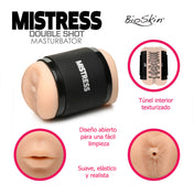 Masturbador Mistress doble boca y ano - masturbador doble - masturbador realista - envios discretos