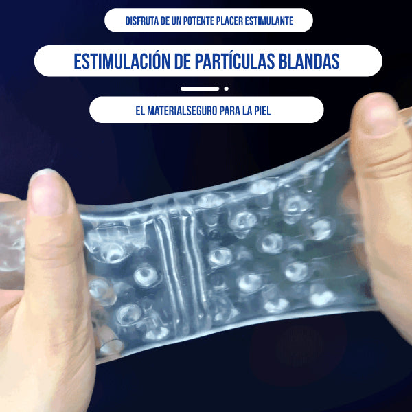 Masturbador automático cuplove - movimiento - rotación - recargable - USB - TPE - textura - suave - doble - orificio - entrada - salida - masculino - sexshop - regalo - placer- transparente