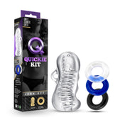 Masturbador y Cockring Quickie Kit Jerk Off - masturbador masculino - anillo para pene- juguetes sexuales - kit de juguetes - sex shop chile