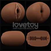 Masturbador - Realista - virgin skin - realista - masturbador doble - lovetoy -Sexshop - dominame - LV350012