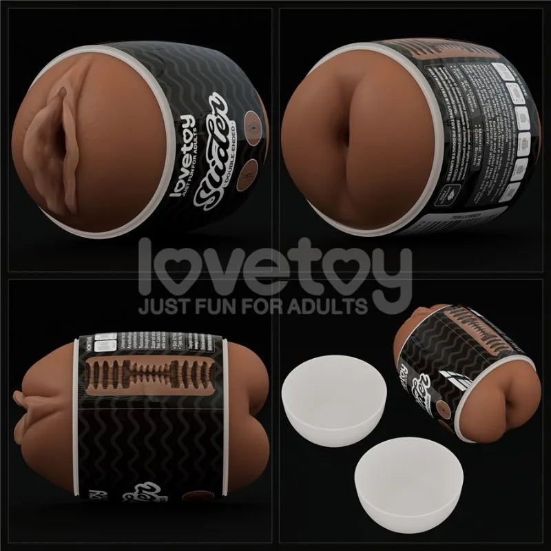 Masturbador - Realista - virgin skin - realista - masturbador doble - lovetoy -Sexshop - dominame - LV350012