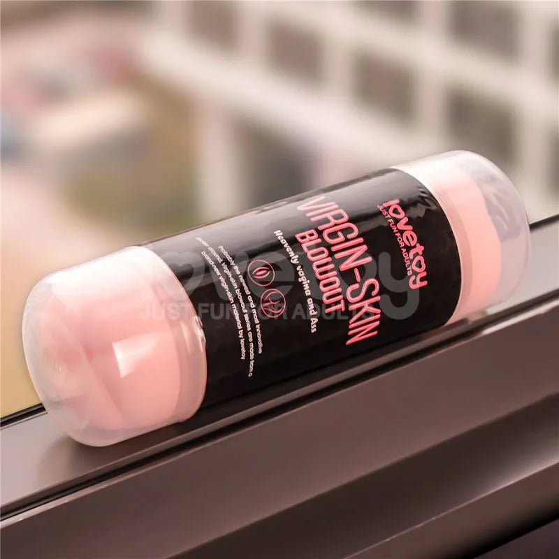 Masturbador - Realista - virgin skin - realista - masturbador doble - lovetoy -Sexshop - dominame - LV250017