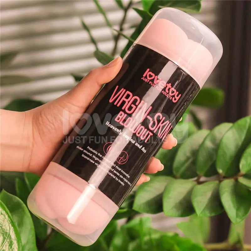 Masturbador - Realista - virgin skin - realista - masturbador doble - lovetoy -Sexshop - dominame - LV250017