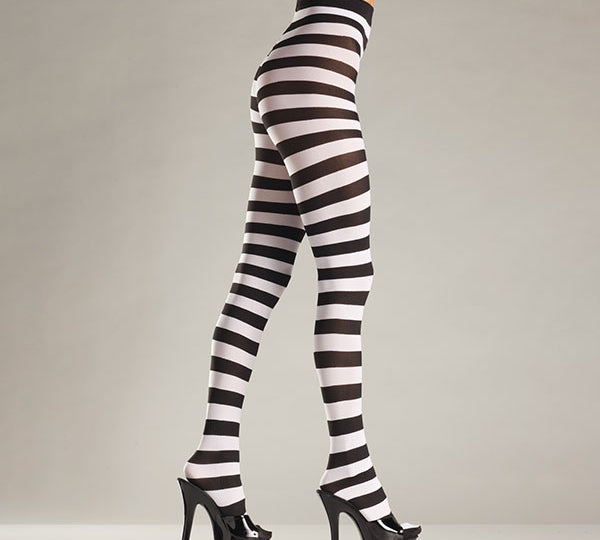 Medias De Rayas - Pantys mujer - Lenceria femenina