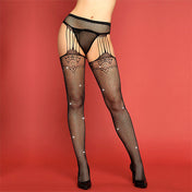 Medias Malla Transparente - JSY - Lenceria de encaje - ropa interior erotica - ropa intima de encaje