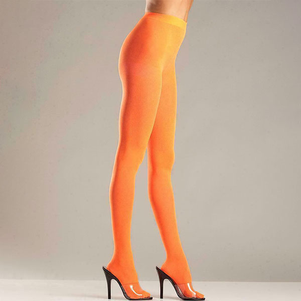 Medias Opacas Naranja - Lenceria mujer - Pantis femenina