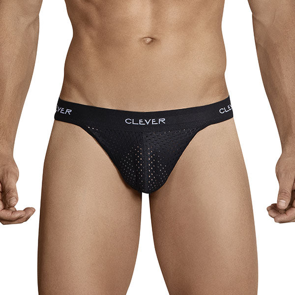 Mesh Thong - Negro - tanga hombre - calzoncillo - lenceria para hombre - ropa interior masculina