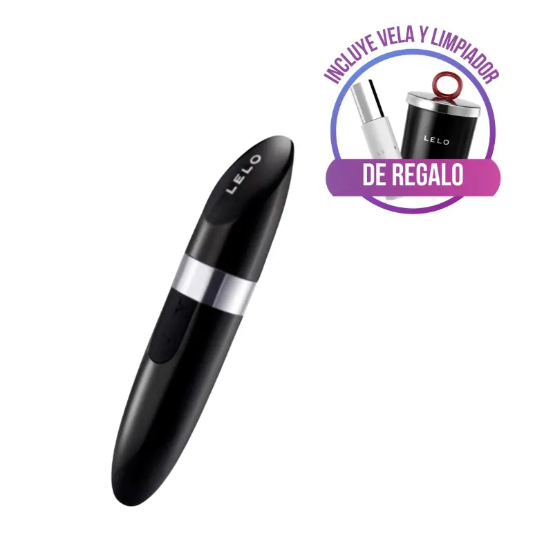 Mia 2 - bala con vibracion sonica - LELO - jueguete vibrante - labial vibrador - vibrador con forma de labial - recargable - usb - patrones de vibracion - estimulación clitorial - rosado - LELO - MIA - sexshop - dominame 