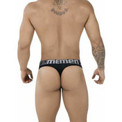 Microfiber Jacquards Thong Green - Tanga hombre - lenceria mascuina sexy - ropa intima sensual - calzoncillo