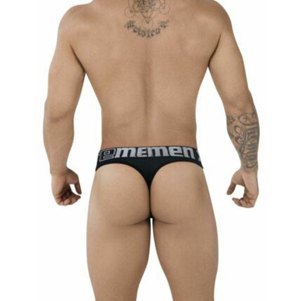 Microfiber Jacquards Thong Green - Tanga hombre - lenceria mascuina sexy - ropa intima sensual - calzoncillo