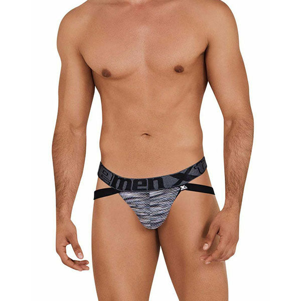 Microfiber Mesh Jockstrap Black - suspensorio hombre - lenceria masculina - ropa interior hombre