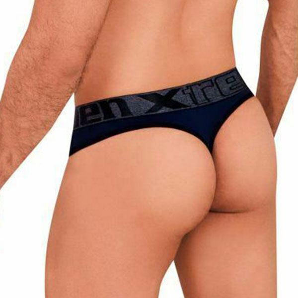 Microfiber Thongs Blue - tanga hombre - lenceria masculina sexy - ropa interior hombre - calzoncillo